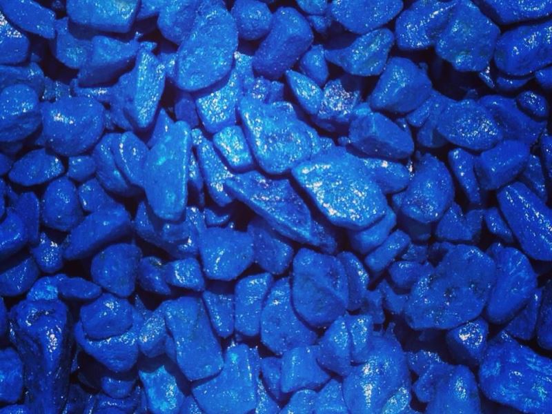 Синий щебень