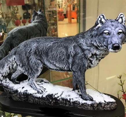 Волк керамика