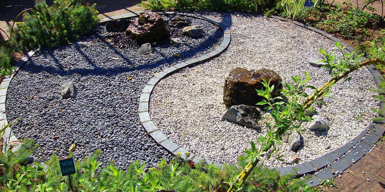 Декоративный щебень японский сад камней